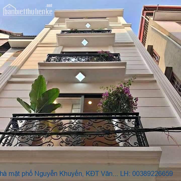 Bán nhà mặt phố Nguyễn Khuyến, KĐT Văn Quán, Hà Đông 110m2 giá 27 t